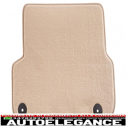 Beige floor mat suitable for audi a6 03/2006-03/2011, a6 avant 03/2006-08/2011