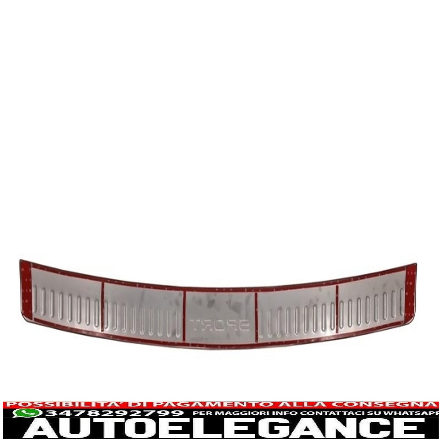 Rear Bumper Protector Sill Kick Plate Cover Aluminium Fit For Land Range Rover Sport L320 (2005-2013) Tailgate Boot Liner