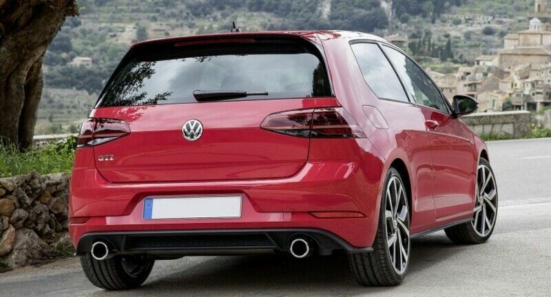 ESTRATTORE VW GOLF 7.5 DAL 2016+ DIFFUSORE POSTERIORE SOTTO PARAURTI GTI ABS .-