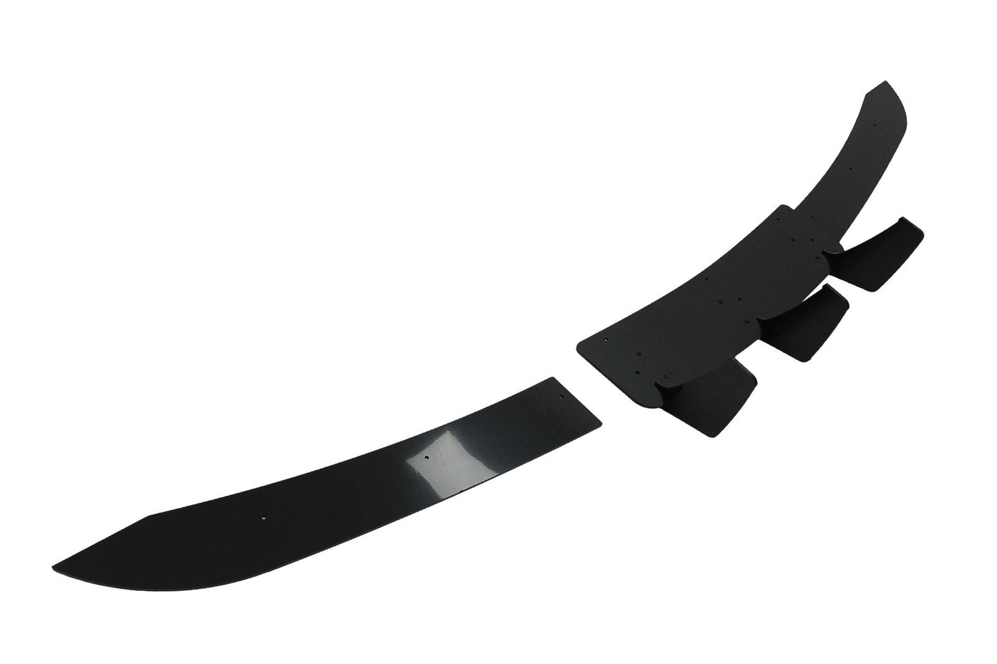 Diffusore estensione paraurti per Mercedes Classe C W204 C204 2012-2014 nero