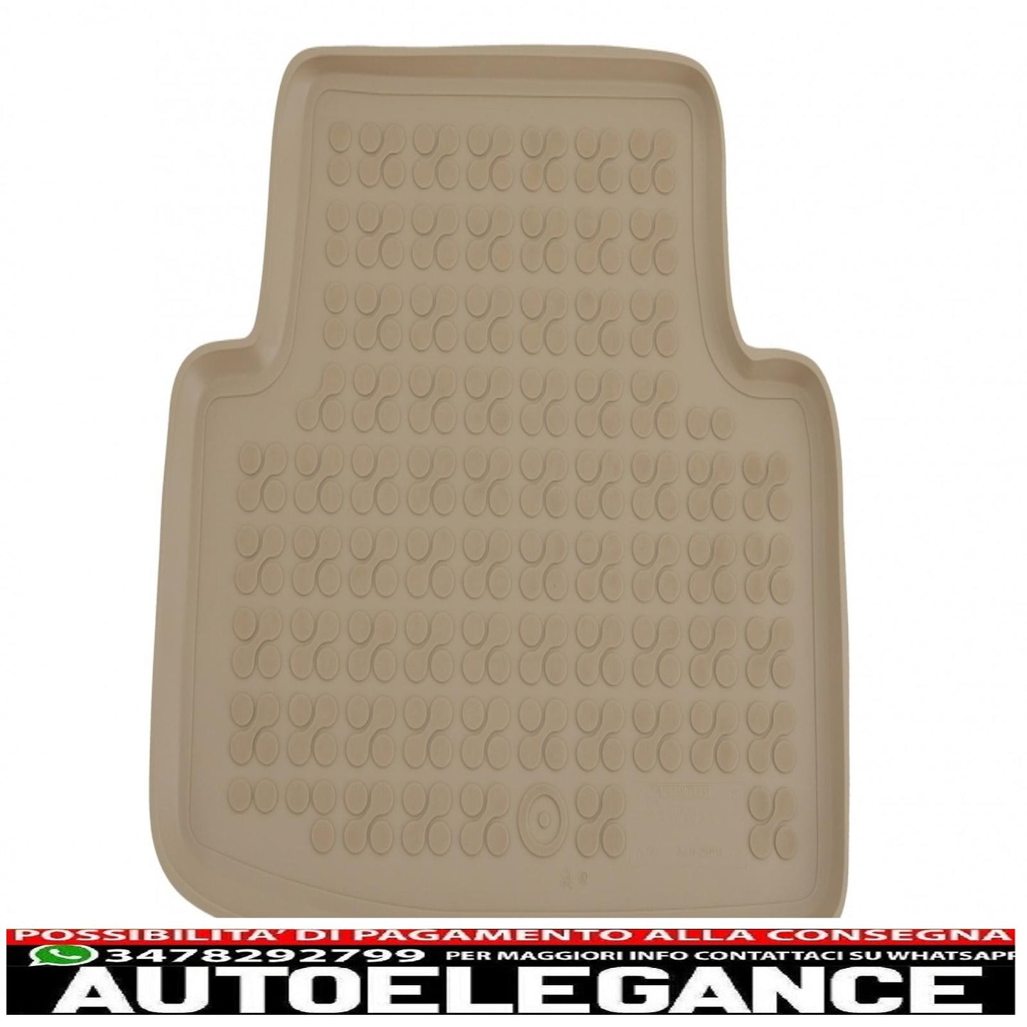 Beige black rubber mat suitable for vw passat b8 (2014-up) 