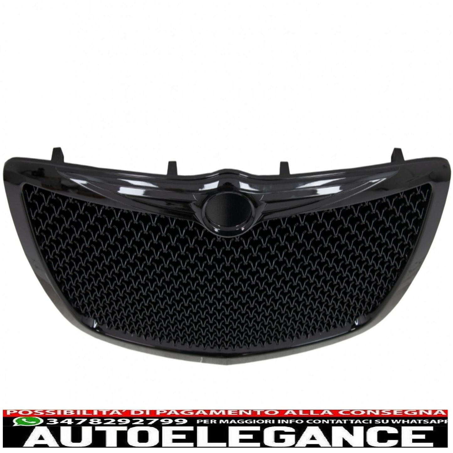 griglia anteriore adatta per chrysler 300c berlina avant bentley look (2004-2011) edizione pianoforte nera