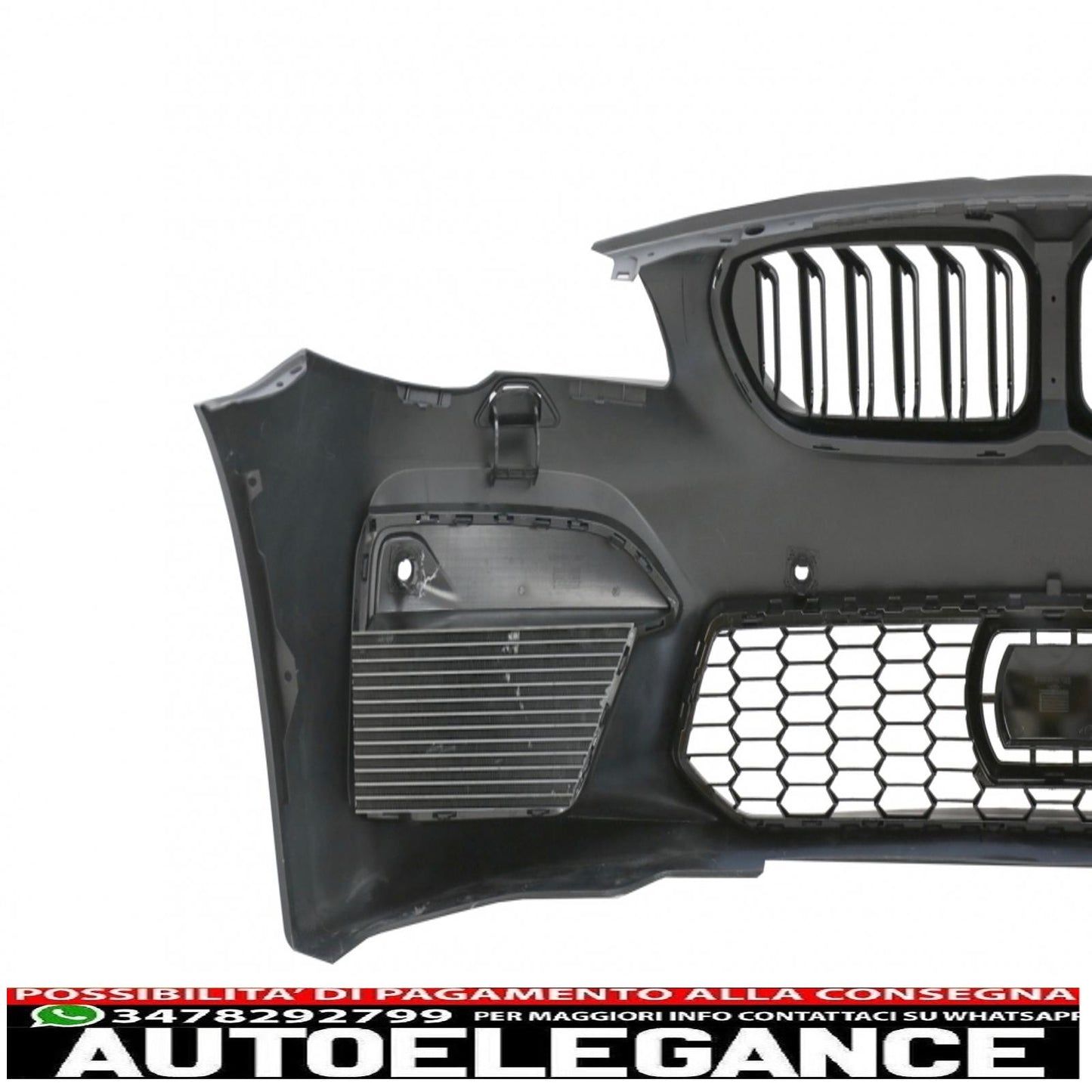 front bumper with center grills suitable for bmw 5 series f10 f11 (2011-2017) m5 style 2020 
