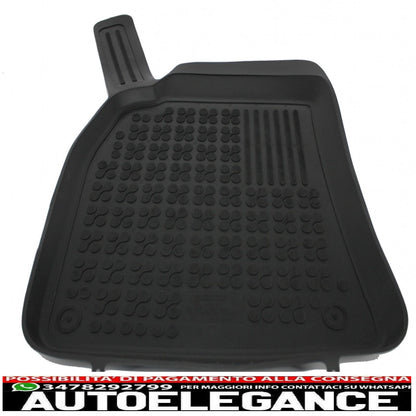 Black rubber mat suitable for audi a4 b8 03/2008-2015, a5 sportback (liftback) 09.2009-2016