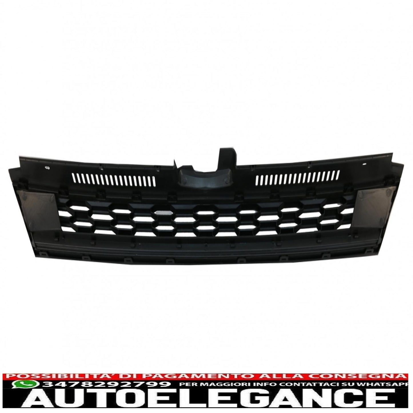central grille without badge suitable for vw golf 7.5 facelift (2017-up) gti design chrome 