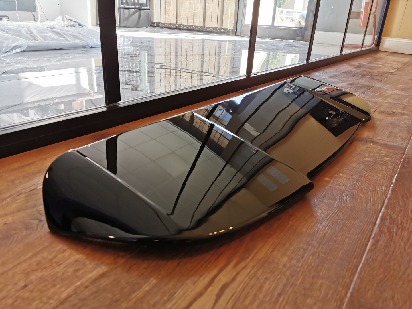 ROOF SPOILER SUITABLE FOR AUDI A6 C8 AVANT 2018+ RS6 LOOK GLOSSY BLACK