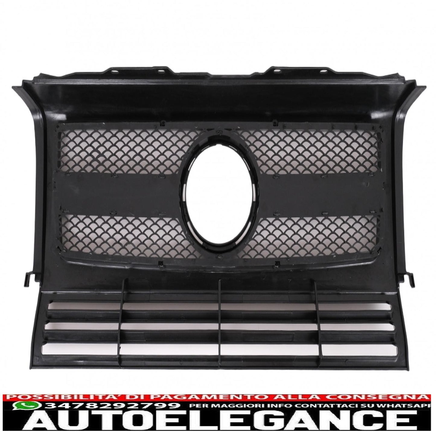 griglia anteriore adatta per mercedes w463 classe g (1990-2012) nuovo design g65 g63 pianoforte edizione completamente nera