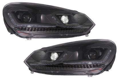 Fari LED per VW Golf 6 VI 08-13 Facelift G7.5 Look Dinamico-mostra il titolo originaleTesto originaleFari LED per VW Golf 6 VI 08-13 Facelift G7.5 Look Dynamic