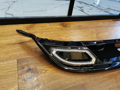 DIFFUSORE ADATTO PER VW GOLF 7.5 2017-2020 LOOK RLINE NERO LUCIDO