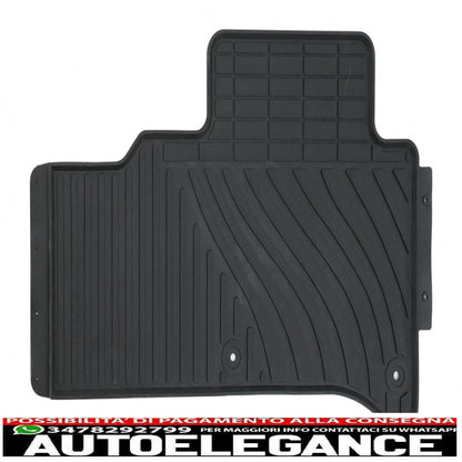 Premium tenzo-r black rubber floor mats suitable for Land Range Rover Sport L494 (2013-2017)