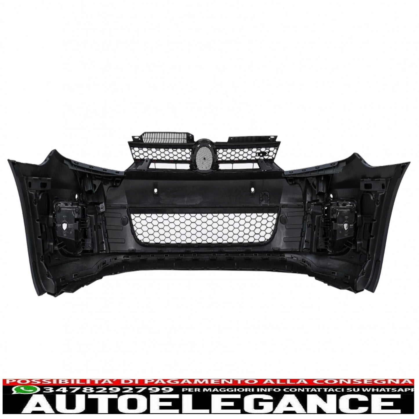front bumper with led headlights drl cornering light sliding chrome suitable for vw golf vi 6 (2008-2013) gti u design 