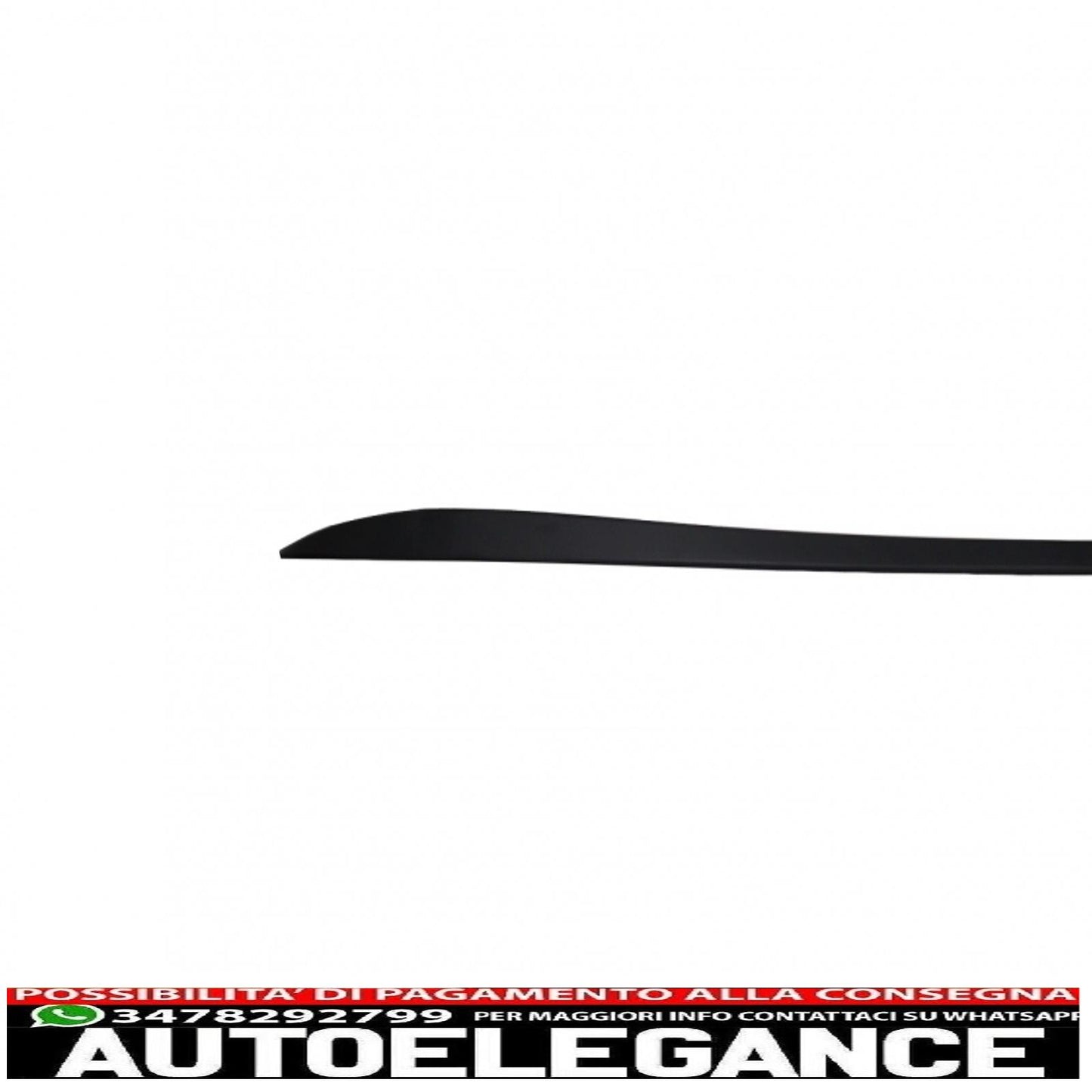 trunk spoiler suitable for mercedes e-class w213 (2016-up) matt black 