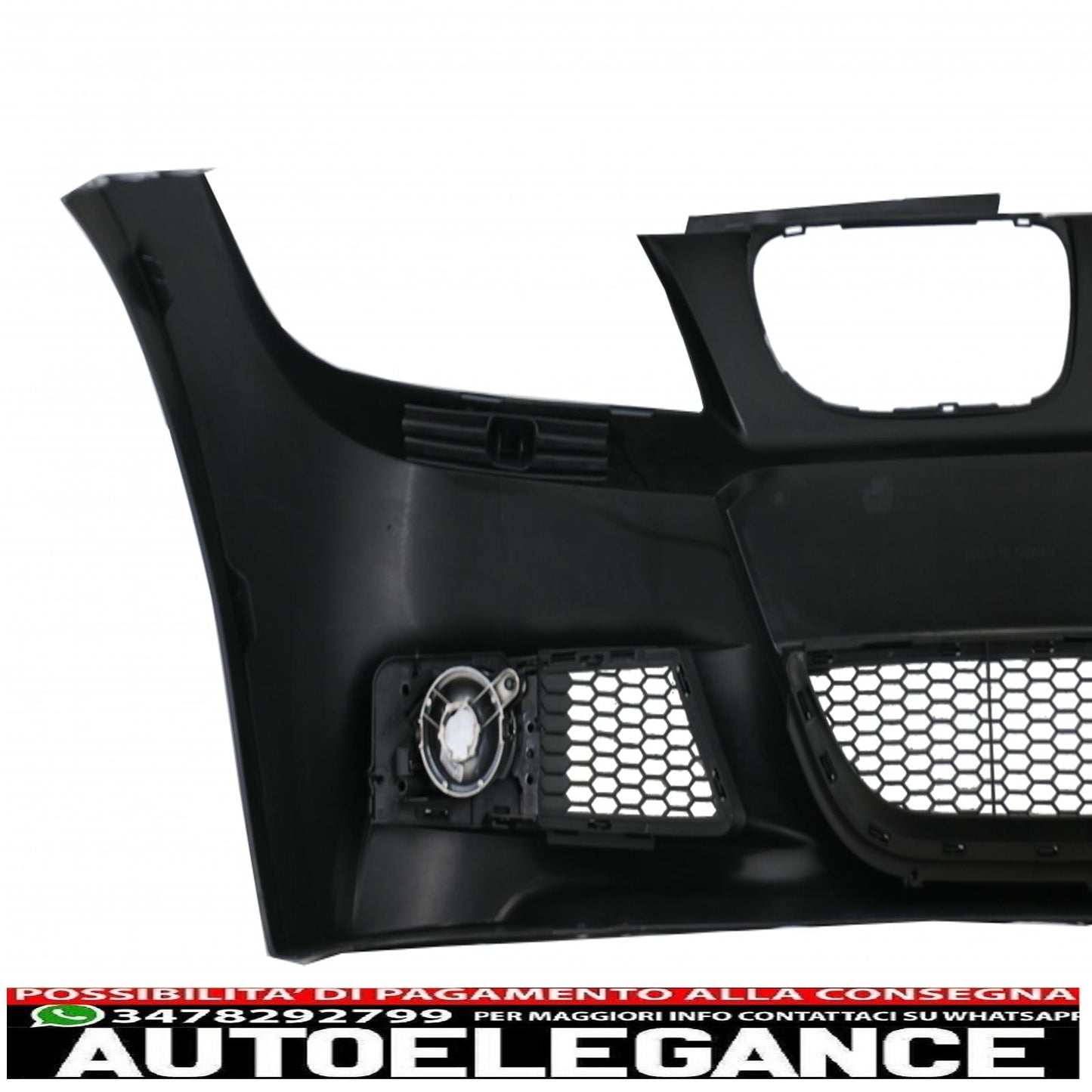 front bumper suitable for bmw 3 series e90 sedan e91 touring lci (2008-2011) m-technik design 