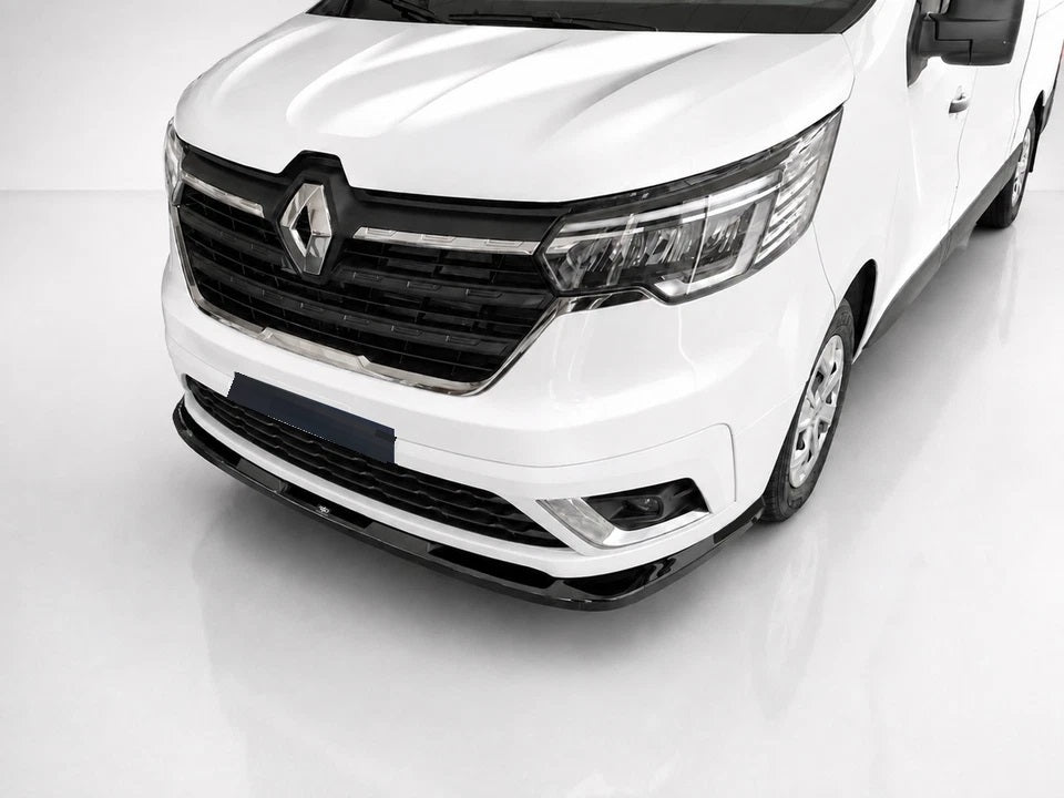 👉Splitter Anteriore per Renault Trafic MK3 Facelift 2022+ Nero Lucido👈