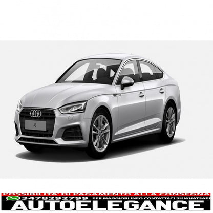 Copri specchietti adatti per audi a5 f5 (2017+) alloggiamento completo placcato in alluminio senza assistenza laterale AUTOELEGANCERICAMBI