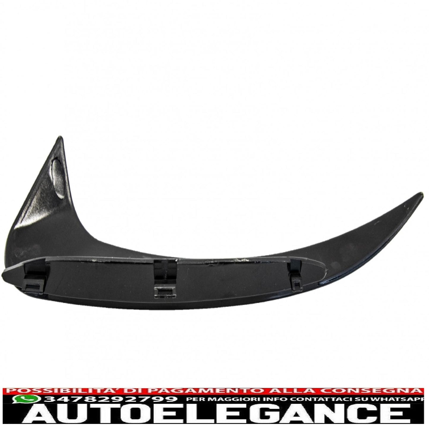 Alette paraurti posteriori alette laterali flic adatte per mercedes classe c c205 a205 (2014-2018) coupe cabriolet piano nero AUTOELEGANCERICAMBI