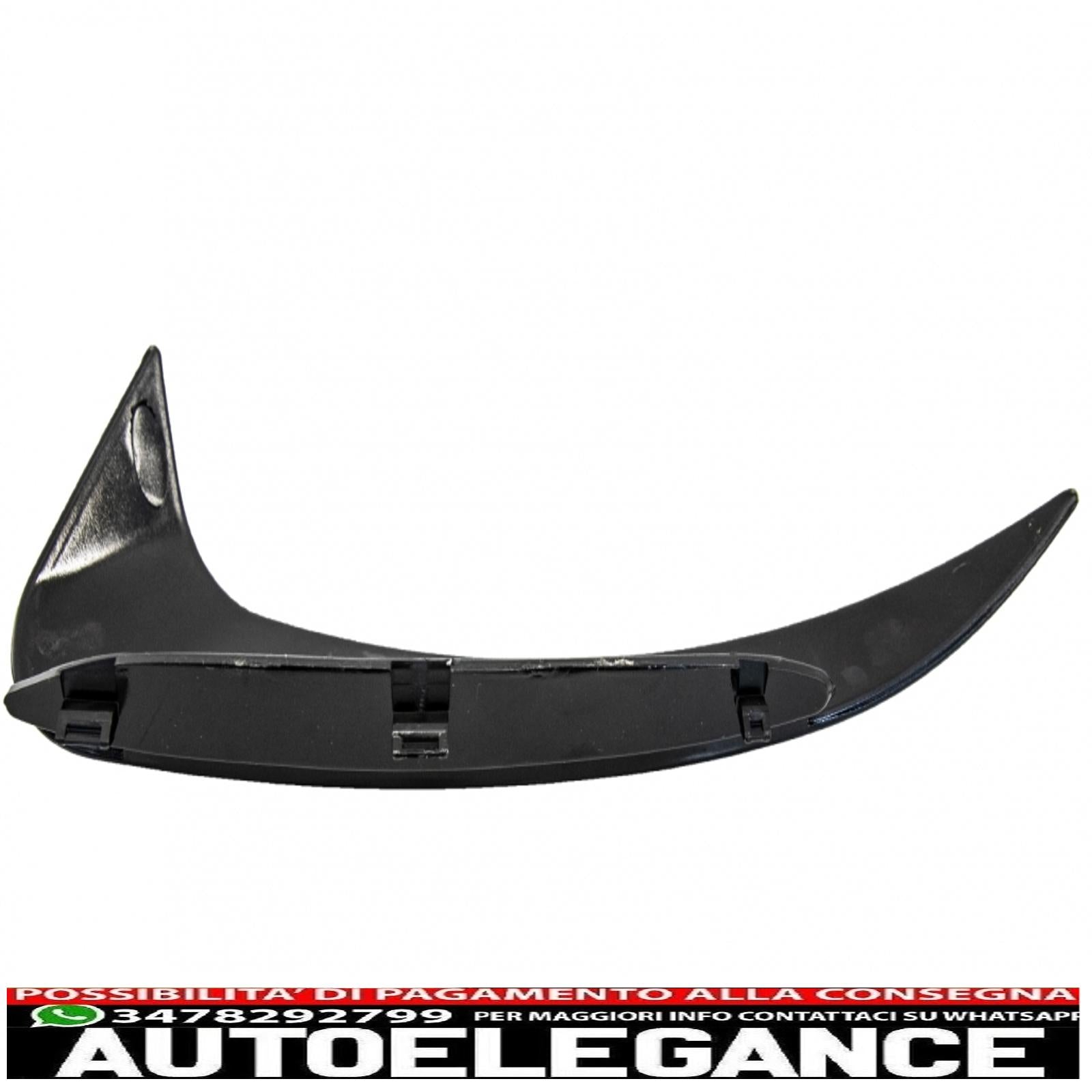 Alette paraurti posteriori alette laterali flic adatte per mercedes classe c c205 a205 (2014-2018) coupe cabriolet piano nero AUTOELEGANCERICAMBI