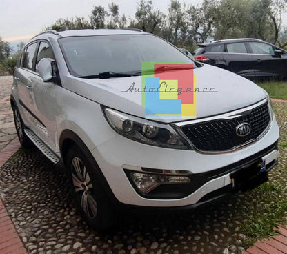 PEDANE LATERALI ADATTE PER KIA SPORTAGE SL 2010-2015 ALLUMINIO