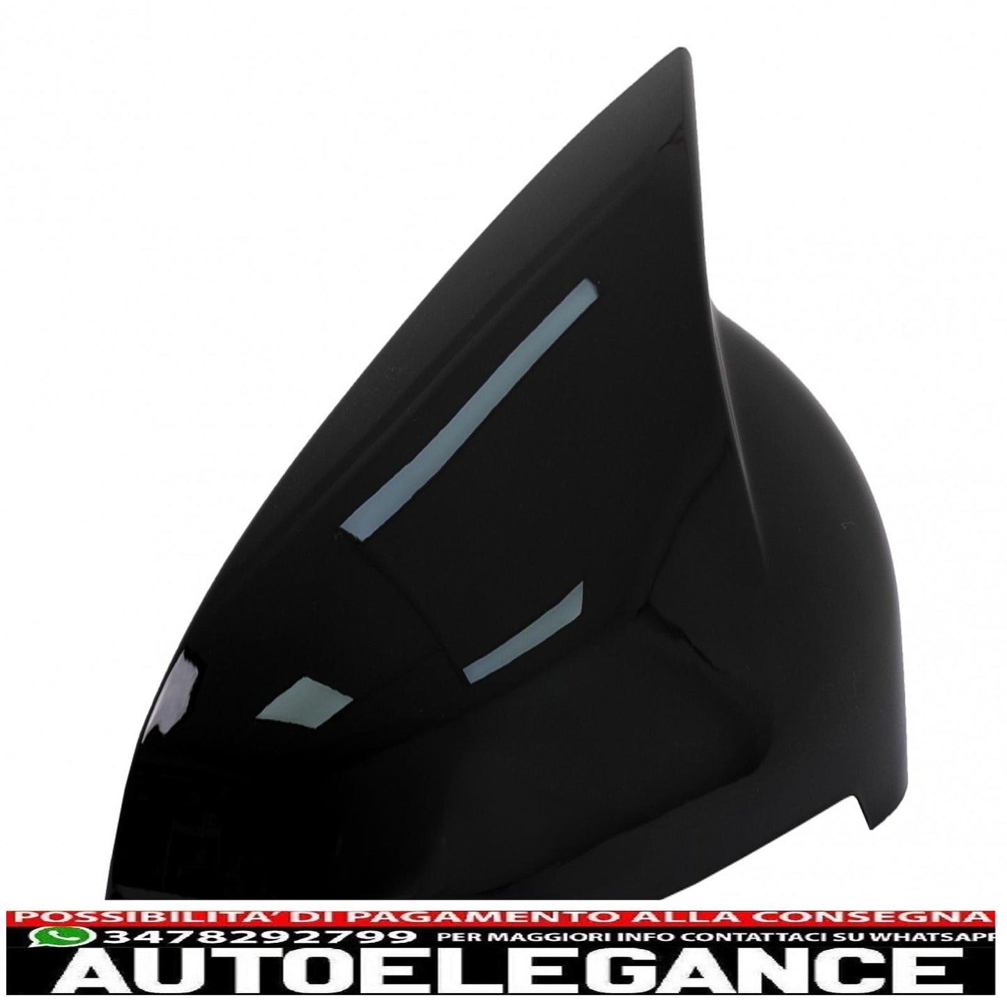 calotte specchietti adatte per audi a4 b9 (2016-2018) audi a5 s5 rs5 (07.2016-2019) senza sideassist piano nero AUTOELEGANCERICAMBI