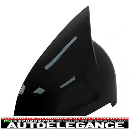 calotte specchietti adatte per audi a4 b9 (2016-2018) audi a5 s5 rs5 (07.2016-2019) senza sideassist piano nero AUTOELEGANCERICAMBI