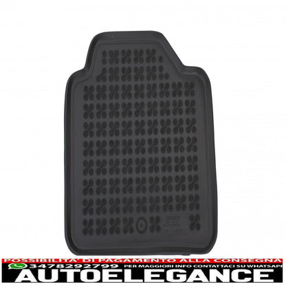 Black rubber mat suitable for bmw 3 series f34 gran turismo gt (2013-2018)