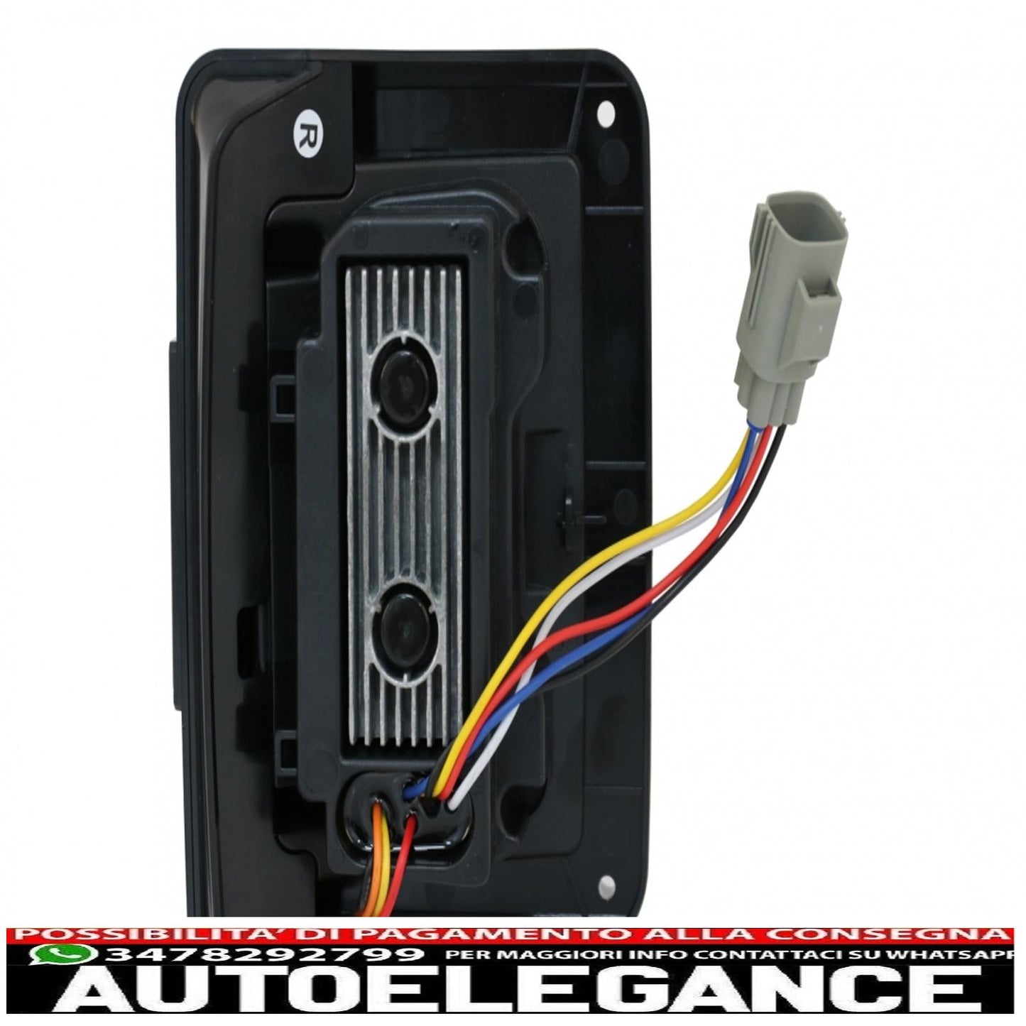 Fanali posteriori full led adatti per jeep wrangler jk (2007-2017) fumé