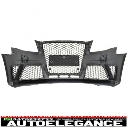 paraurti anteriore adatto per audi a4 b8 pre-facelift (2008-2011) design rs4