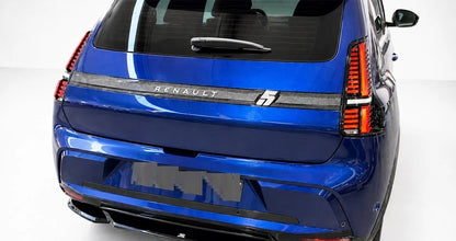 👉Splitter posteriore lucido in ABS nero per Renault 5 E-Tech (2024-)👈