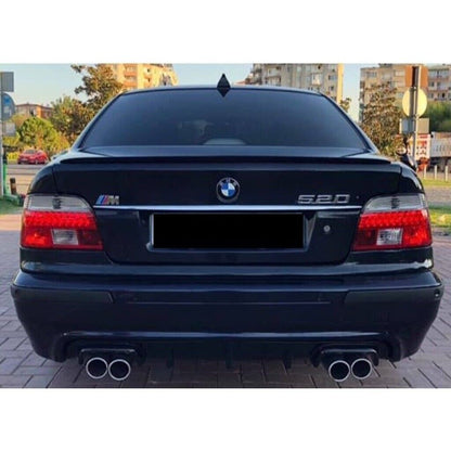 M5 LOOK DIFFUSER BMW 5 SERIES E39 UNDER BUMPER GLOSSY BLACK ABS 0116