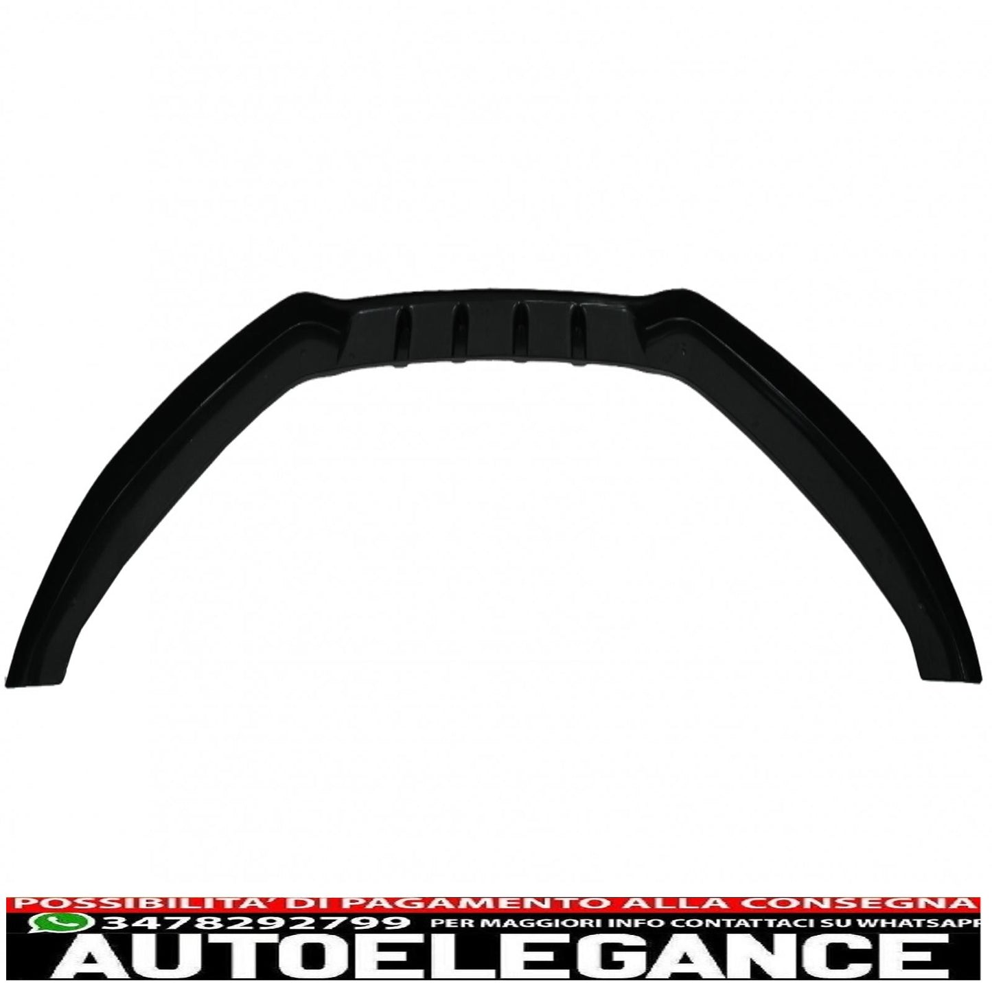 Additional front bumper spoiler suitable for audi a5 8t (2007-2011) piano black 