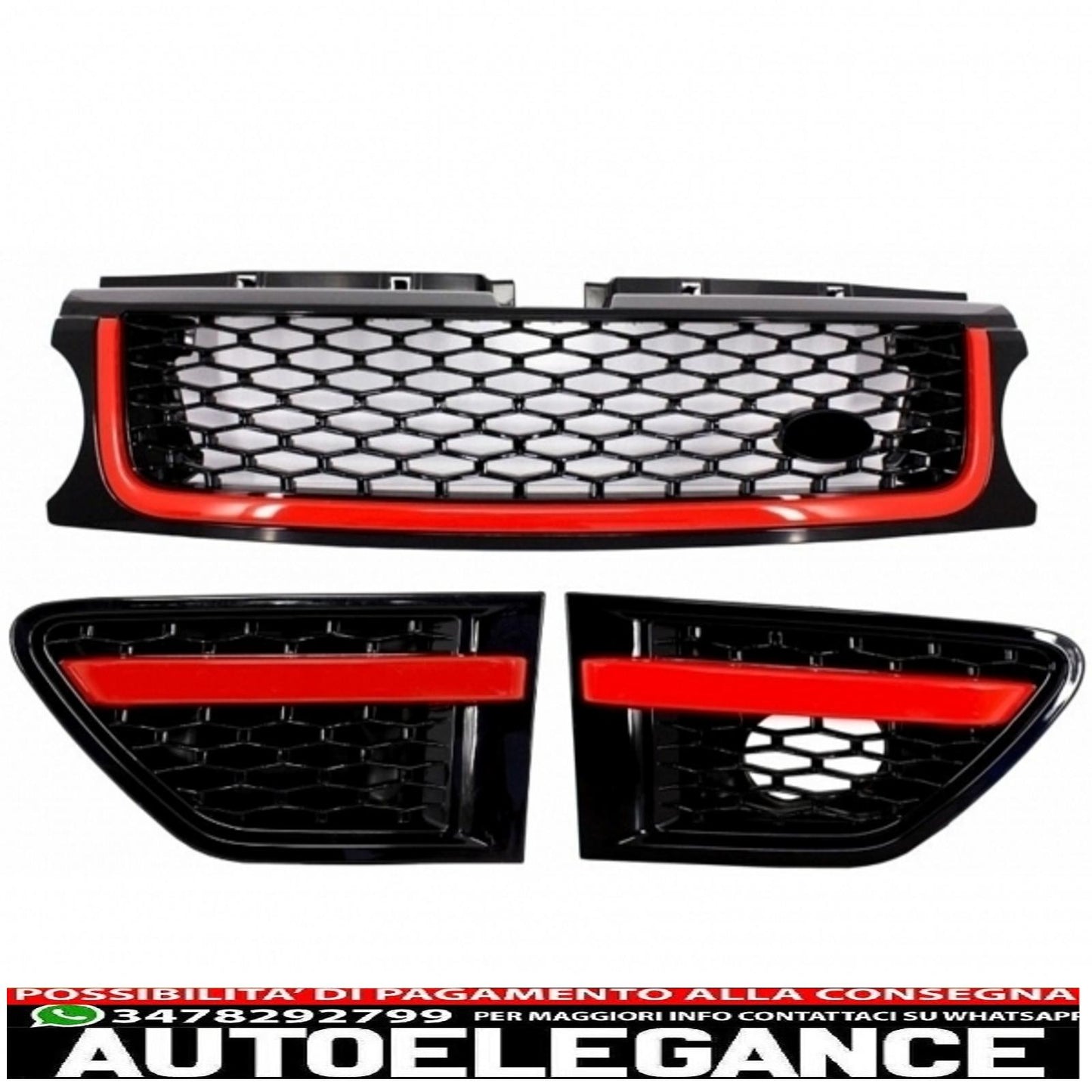 complete body kit suitable for land rover sport l320 facelift (2009-2013) glohh autobiography design gl-3 dynamic led rear lights 