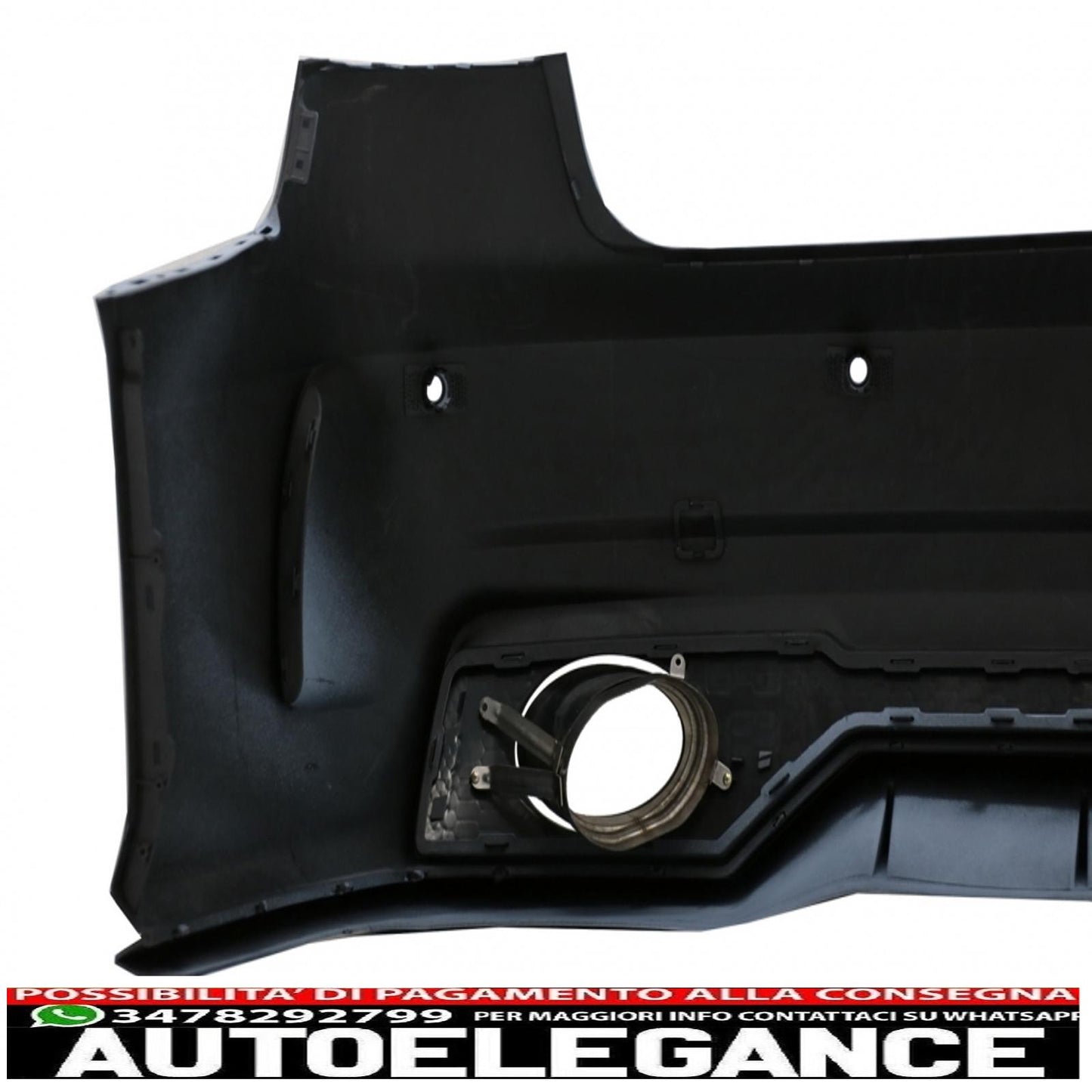rear bumper suitable for audi a3 8v sedan pre restyling (2012-2016) rs design