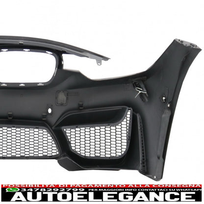 paraurti anteriore adatto per bmw serie 3 f30 f31 pre-lci e lci (2011-2018) design m4