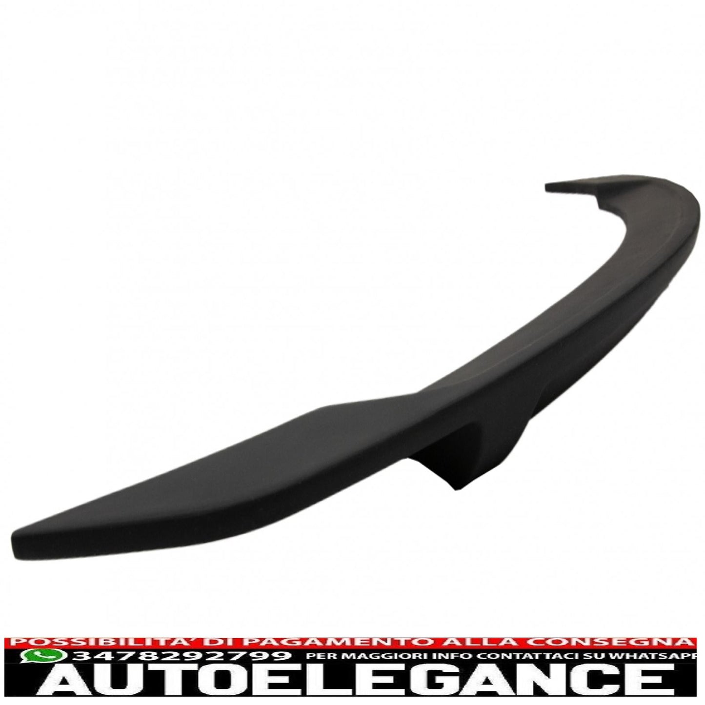 trunk spoiler suitable for mercedes c-class w205 (2014-2020) gts-design matt black 