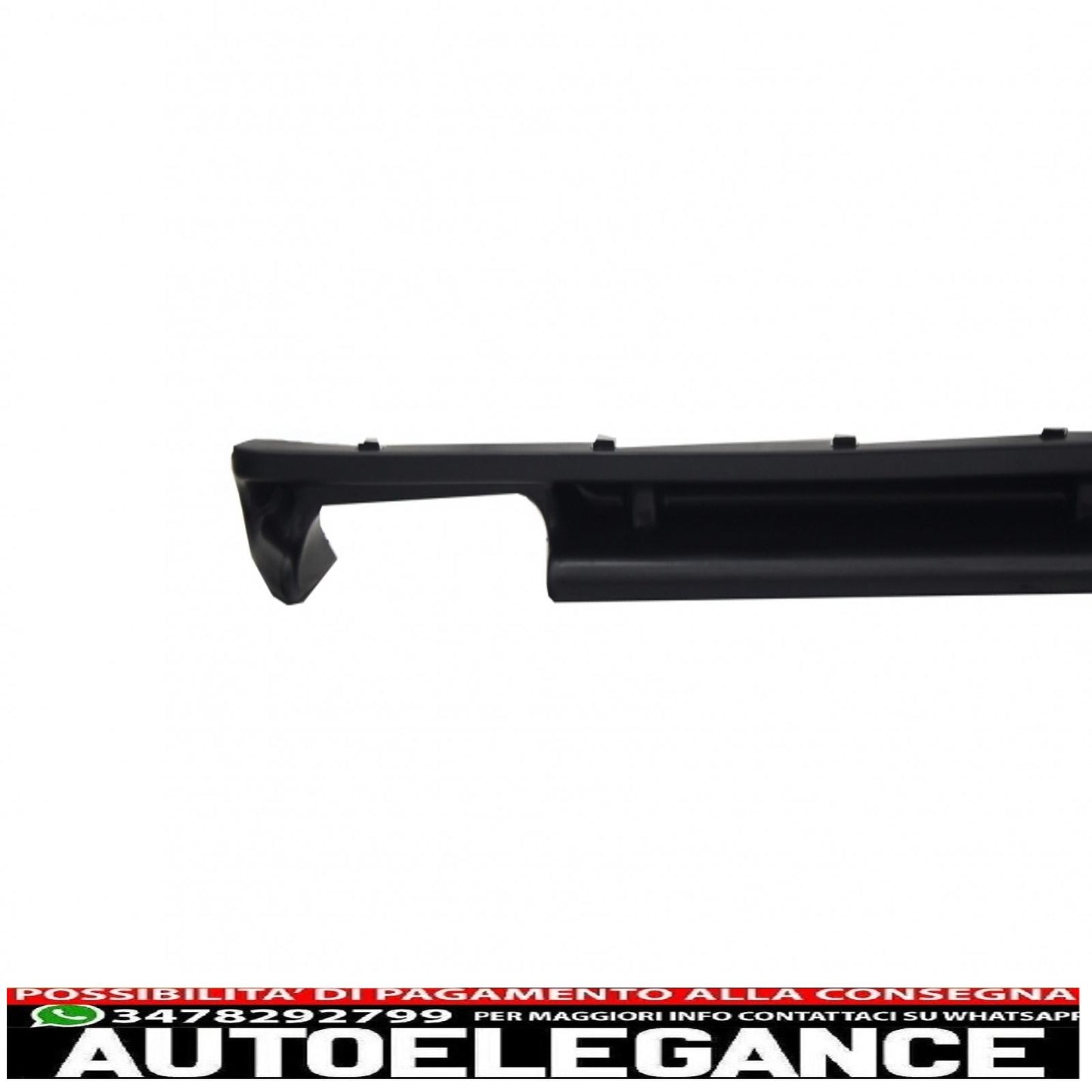 Diffusore mantovana spoiler paraurti posteriore adatto per BMW serie 3 e36 (1992-1997) design m3 per paraurti standard