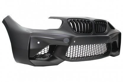 PARAURTI ANTERIORE ADATTO PER BMW SERIE 1 F20 F21 LCI 2015-2019 LOOK M2+ Tappi