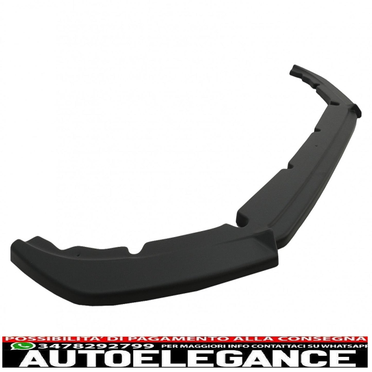 Front Bumper Lip Extension Spoiler Fit For Ford Puma (2019-up) Black 