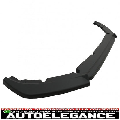 Front Bumper Lip Extension Spoiler Fit For Ford Puma (2019-up) Black 