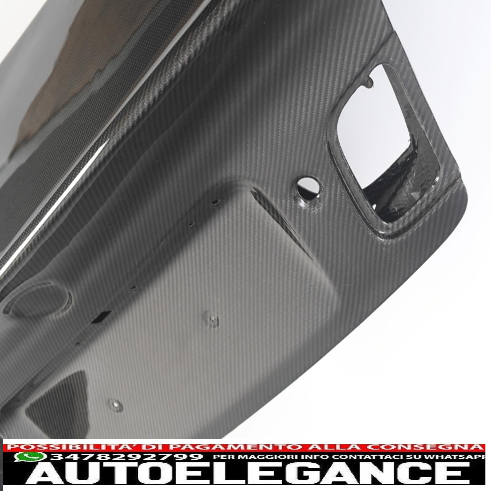 Coperchio del bagagliaio in vera fibra di carbonio adatto per BMW E46 Serie 3 Berlina 4 Porte (1998-2005) Design CSL AUTOELEGANCERICAMBI