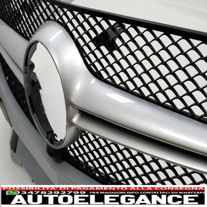 body kit suitable for mercedes gle coupe c292 sport line (2015-2019) with black exhaust tips
