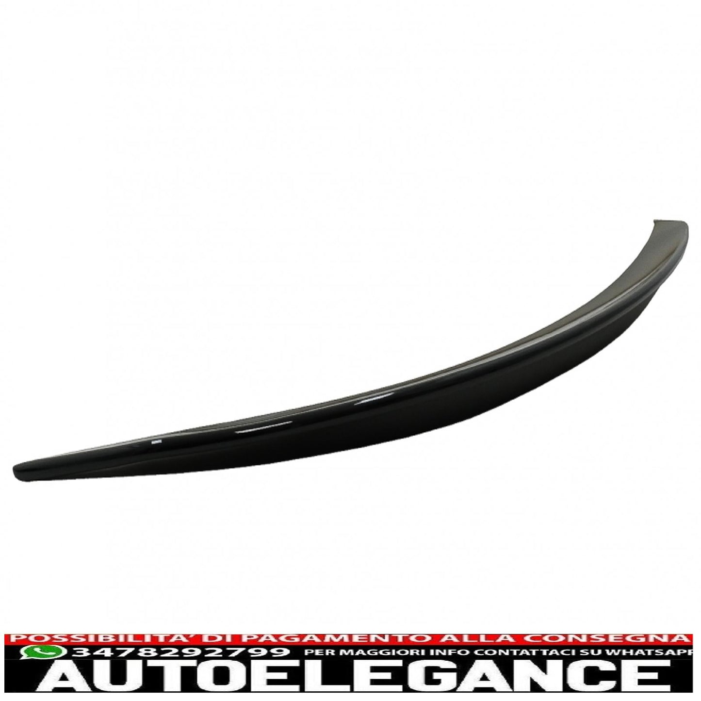 Boot Spoiler Suitable For Mercedes E Class C238 Coupe (2016-up) Piano Black 