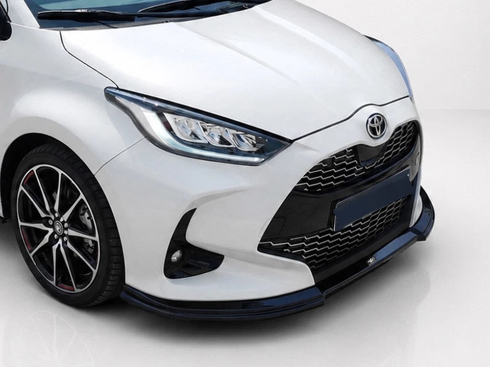 👉SPLITTER ANTERIORE ADATTO PER TOYOTA YARIS MK4 GR SPORT 2022+ NERO LUCIDO👈