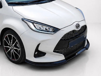 👉SPLITTER ANTERIORE ADATTO PER TOYOTA YARIS MK4 GR SPORT 2022+ NERO LUCIDO👈