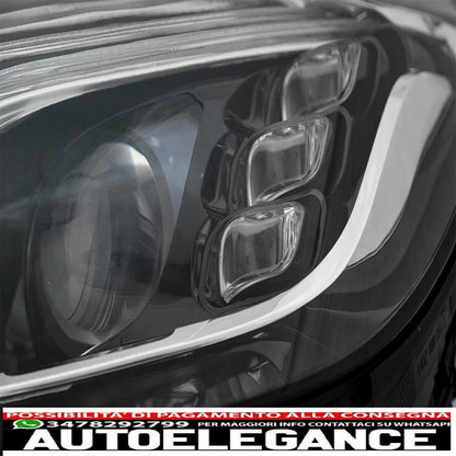 fari anteriori full led adatti per mercedes classe s w222 maybach x222 (2013-2017) look restyling
