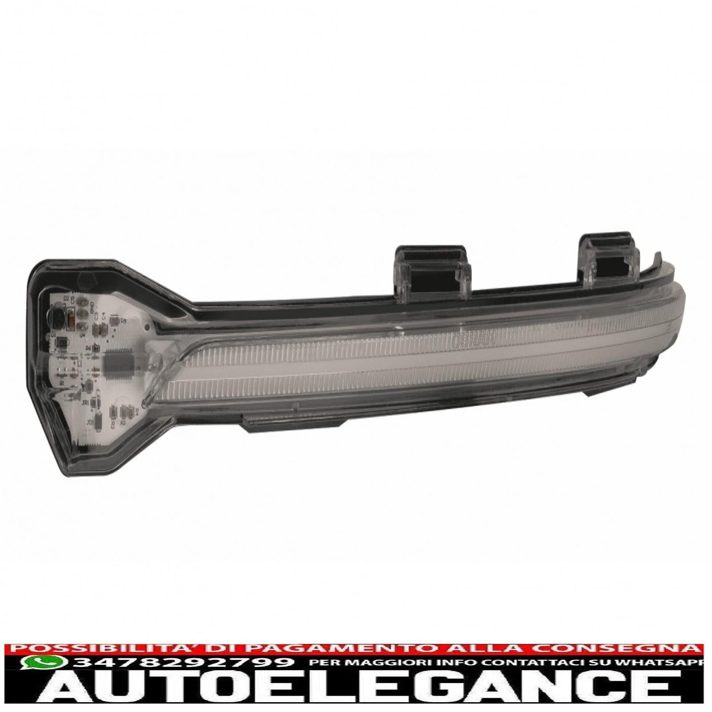 osram dynamic full led ledriving mirror indicators suitable for vw golf 7 &amp; 7.5 (08/2012-) vw touran ii (05/2015-) lamando (2014 -2019) black edition 