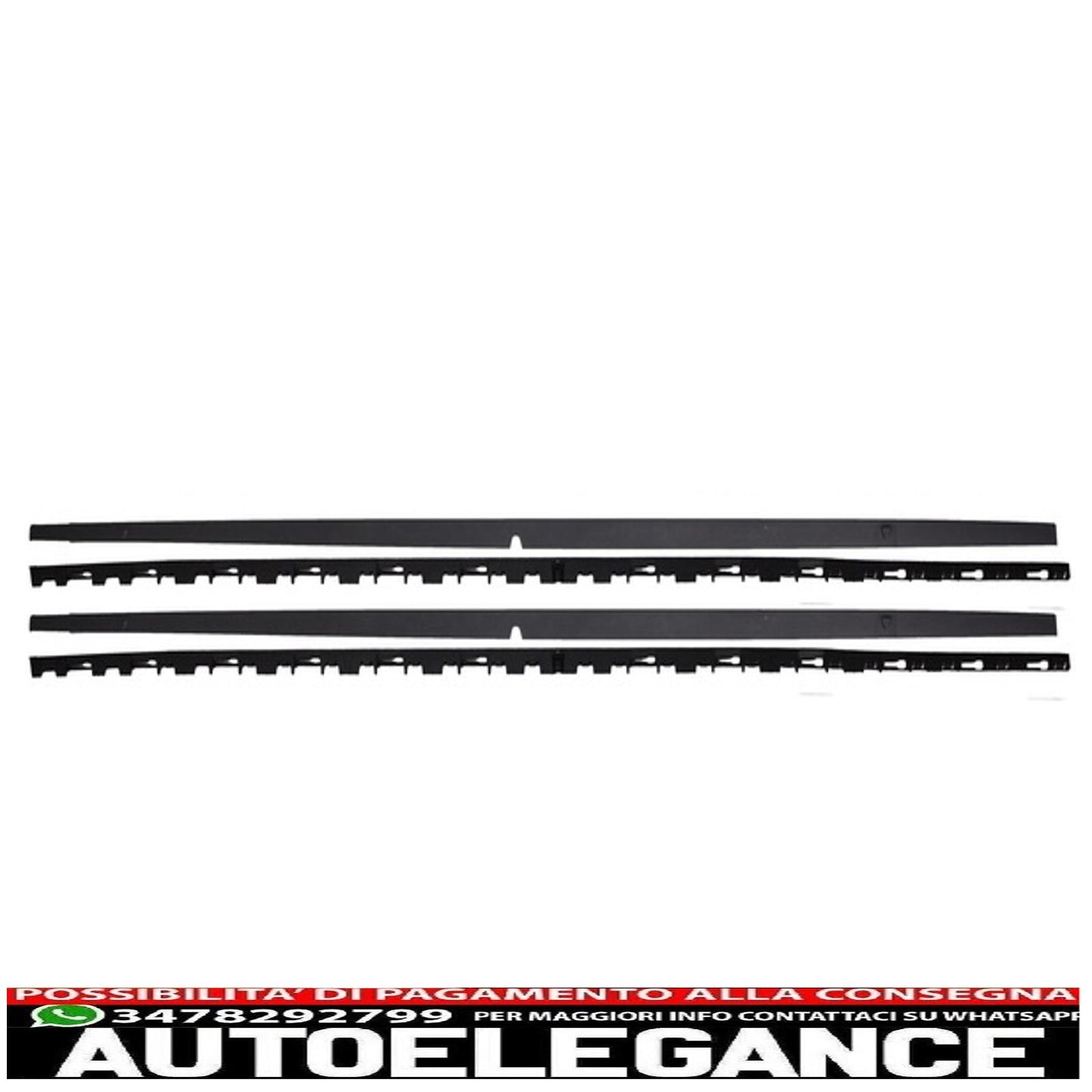 kit carrozzeria adatto per vw golf 7 vii (2013-2016) minigonne laterali look gti con diffusore posteriore