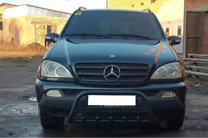 Mercedes ML W163 1997-2005 Bull Bar WT004 Black (Stainless Steel)