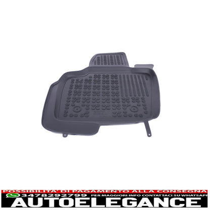 Black rubber mat suitable for Ford Mondeo V Vignale, Mondeo V Hybrid 2014+