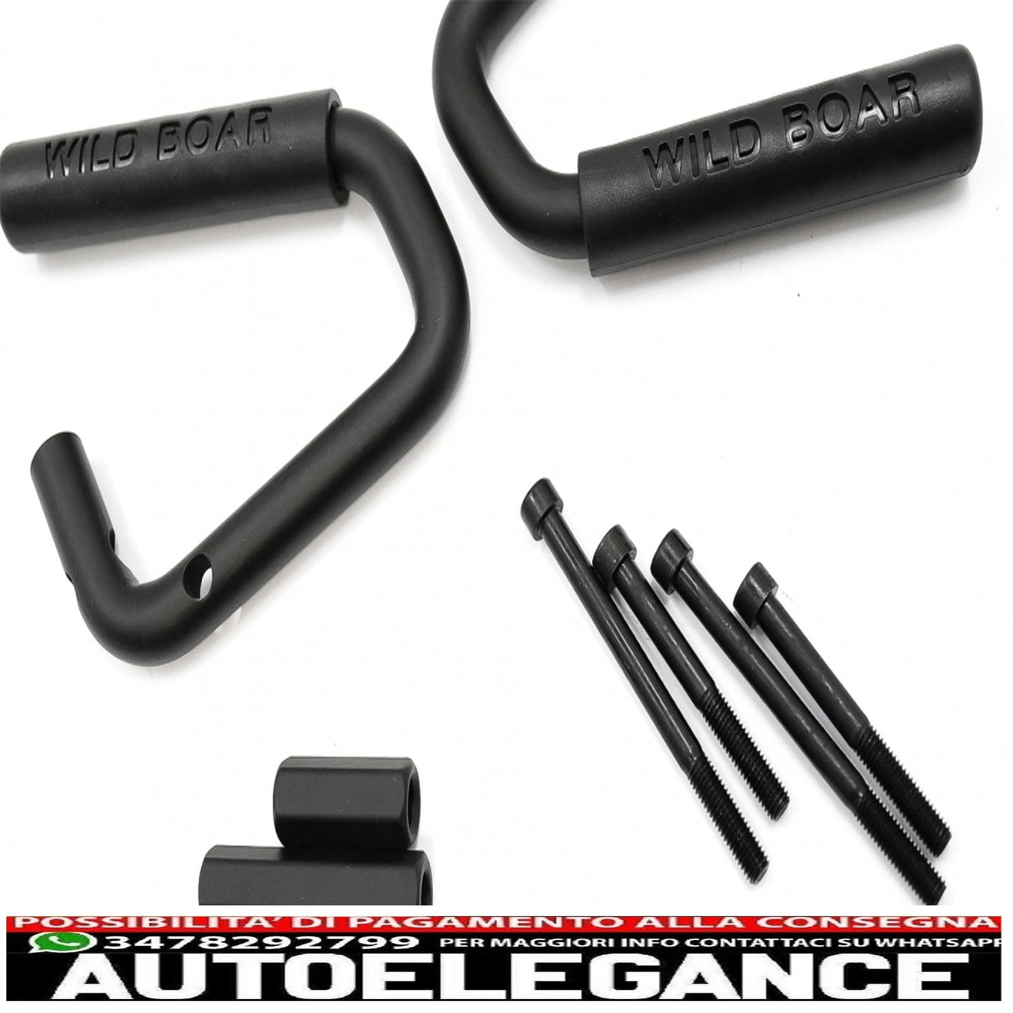 pacchetto maniglia anteriore e posteriore adatto per jeep wrangler iii suv jk (2007-2017)