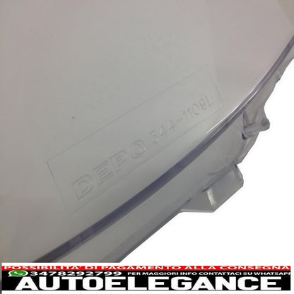 Headlight lenses suitable for bmw 3 series e46 lci facelift sedan/touring (2001-2004)